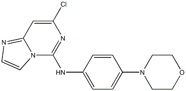 (7-Chloro-imidazo[1,2-c]pyrimidin-5-yl)-(4-morpholin-4-yl-phenyl)-amine 结构式