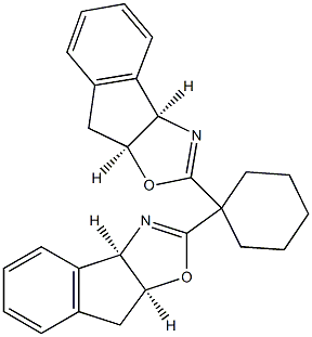 (3AR,3A'R,8AS,8A'S)-2,2'-环己亚基双[8,8A-二氢-3AH-茚并[1,2-D]噁唑] 结构式