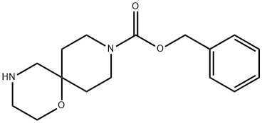 benzyl 1-oxa-4,9-diazaspiro[5.5]undecane-9-carboxylate 结构式