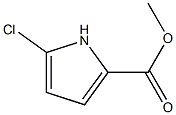 5-氯-吡咯-2-甲酸甲酯 结构式