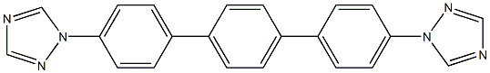 4,4''-二(1H-1,2,4-三唑-1-基)-1,1':4',1''-三联苯 结构式