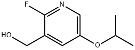 2-氟-3-羟甲基-5-异丙氧基吡啶 结构式