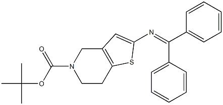 tert-butyl 2-((diphenylmethylene)amino)-6,7-dihydrothieno[3,2-c]pyridine-5(4H)-carboxylate