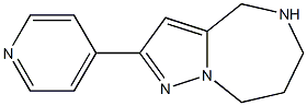 5,6,7,8-TETRAHYDRO-2-(PYRIDIN-4-YL)-4H-PYRAZOLO[1,5-A][1,4]DIAZEPINE 结构式