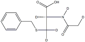 L-S-Benzylmercapturic Acid-D5 结构式