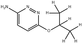 3-Amino-6-(iso-propoxy-d7)-pyridazine 结构式