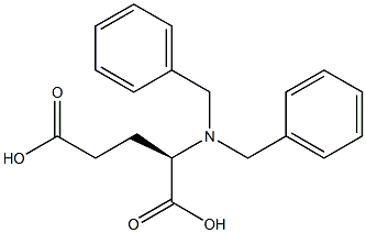 (R)-2-(二苯甲基氨基)戊二酸 结构式