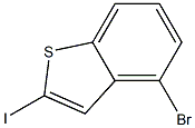 4-Bromo-2-iodobenzothiophene 结构式