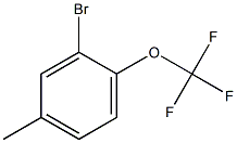 3-溴-4-三氟甲氧基甲苯 结构式