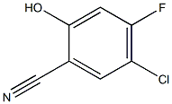 5-氯-4-氟-2-羟基苯腈 结构式