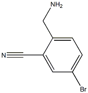 2-(aminomethyl)-5-bromobenzonitrile 结构式