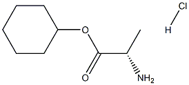 2-氨基丙酸环己酯 结构式