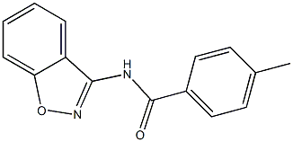 N-(benzo[d]isoxazol-3-yl)-4-methylbenzamide 结构式