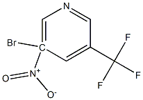 2-溴-3-三氟甲基-5-硝基吡啶 结构式