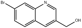 (7-溴喹啉-3-基)甲醇 结构式