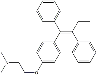 Tamoxifen  Tablets 结构式