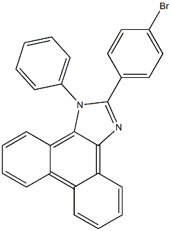 2-(4-bromophenyl)-1-phenyl-1H-phenanthro[9,10-d]imidazole 结构式