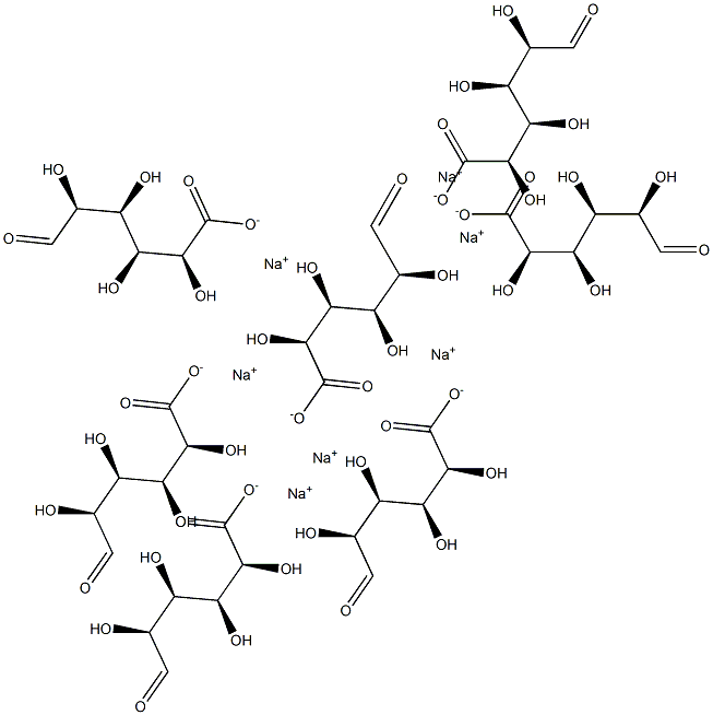 D-heptamannuronic acid heptasodium salt 结构式