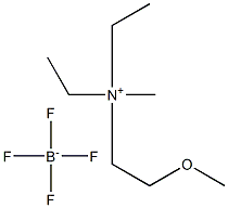 N-甲氧基乙基-N-甲基二乙基铵四氟硼酸盐 结构式