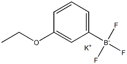 potassium(3-ethoxyphenyl)trifluoroboranuide 结构式