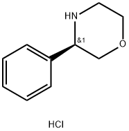 (R)-3-苯基吗啉盐酸盐 结构式