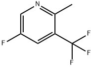 5-氟-2-甲基-3-(三氟甲基)吡啶 结构式