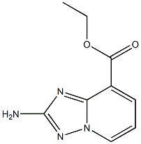 Ethyl 2-amino-[1,2,4]triazolo[1,5-a]pyridine-8-carboxylate 结构式