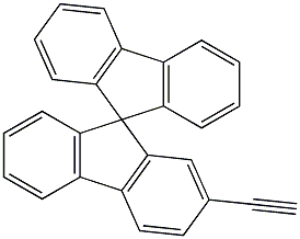 2-ethynyl-9,9'-spirobi[fluorene] 结构式