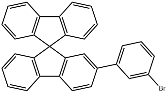 2-(3-溴苯基)-9,9'-螺二芴 结构式