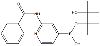 2-(Benzamido)pyridine-4-boronic acid pinacol ester 结构式