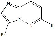 3,6-Dibromo-imidazo[1,2-b]pyridazine 结构式