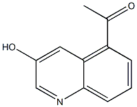 1-(3-hydroxyquinolin-5-yl)ethanone 结构式