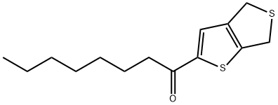 1-(4,6-dihydrothieno[3,4-b]thiophen-2-yl)octan-1-one 结构式