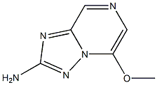 5-Methoxy-[1,2,4]triazolo[1,5-a]pyrazin-2-ylamine 结构式
