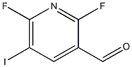 2,6-二氟-5-碘-3-醛基吡啶 结构式