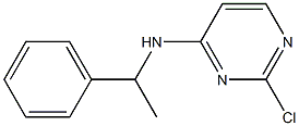 2-chloro-N-(1-phenylethyl)pyrimidin-4-amine 结构式