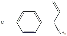 (S)-1-(4-chlorophenyl)prop-2-en-1-amine 结构式