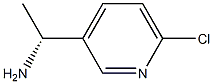 (R)-1-(6-chloropyridin-3-yl)ethanamine 结构式