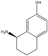 (R)-8-amino-5,6,7,8-tetrahydronaphthalen-2-ol 结构式