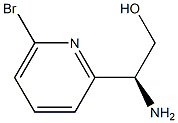 (S)-2-amino-2-(6-bromopyridin-2-yl)ethanol 结构式