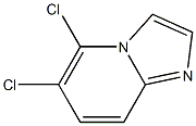 5,6-Dichloro-imidazo[1,2-a]pyridine 结构式