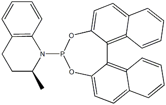 (2S)-1-(11BR)-联萘[2,1-D:1',2'-F][1,3,2]二氧磷杂-4-基-1,2,3,4-四氢-2-甲基喹啉 结构式