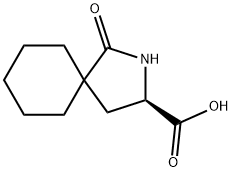 (3R)-1-oxo-2-azaspiro[4.5]decane-3-carboxylic acid 结构式