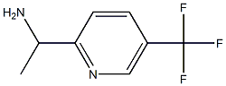 1-(5-(TRIFLUOROMETHYL)PYRIDIN-2-YL)ETHANAMINE 结构式