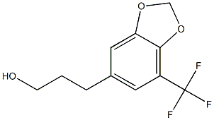 3-(7-(trifluoromethyl)benzo[d][1,3]dioxol
-5-yl)propan-1-ol