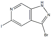3-Bromo-5-iodo-1H-pyrazolo[3,4-c]pyridine 结构式