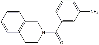 3-(1,2,3,4-tetrahydroisoquinoline-2-carbonyl)aniline 结构式