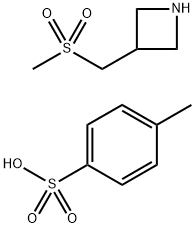 3-Methanesulfonylmethyl-azetidine p-toluenesulfonic acid salt 结构式
