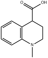 1-methyl-1,2,3,4-tetrahydroquinoline-4-carboxylic acid 结构式