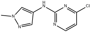 4-氯-N-(1-甲基-1H-吡唑-4-基)嘧啶-2-胺 结构式